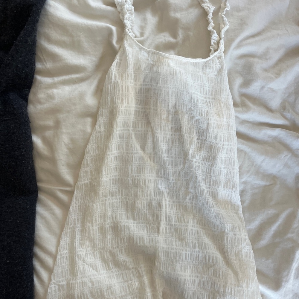 Zara White Chemise Luxurious Intimates beach cover up